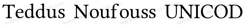 Teddus Noufouss UNICODE字体转换